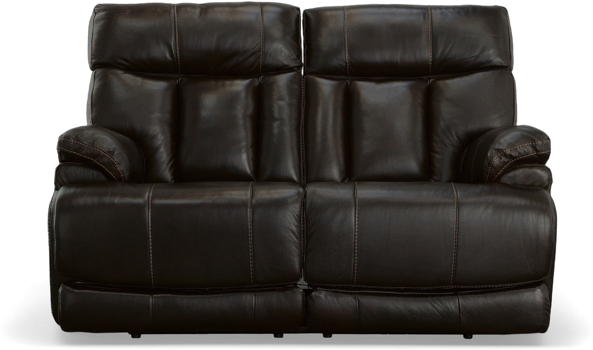 Clive Power Reclining Loveseat with Power Headrests & Lumbar - Furniture World SW (WA)