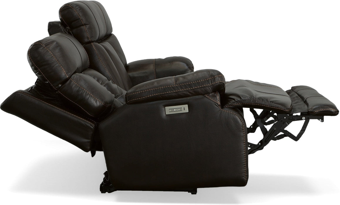 Clive Power Reclining Loveseat with Power Headrests & Lumbar - Furniture World SW (WA)