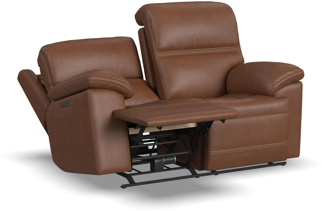 Jackson Power Reclining Loveseat with Power Headrests - Furniture World SW (WA)