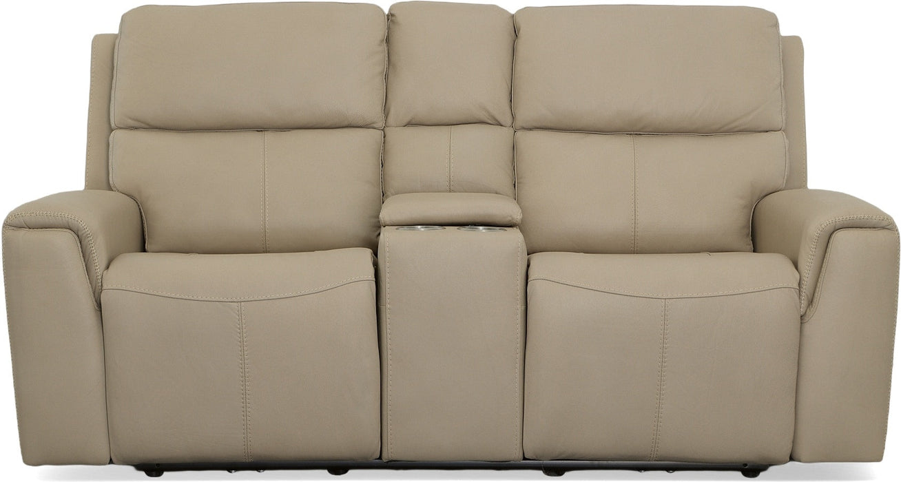 Jarvis Power Reclining Loveseat with Console & Power Headrests - Furniture World SW (WA)