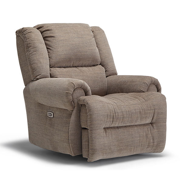 GENET LEATHER POWER HEAD TILT SPACE SAVER RECLINER- 9NZ64LU image