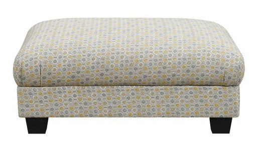 Emerald Home Furnishings Carter Accent Cocktail Ottoman in Vintage Gold image