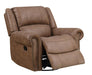 Emerald Home Spencer Swivel Recliner in Brown image