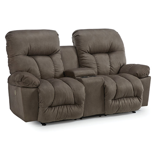 RETREAT LOVESEAT LEATHER POWER ROCKING CONSOLE LOVESEAT- L800CQ7 image