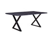 CROSSOVER BLACK DINING TABLE X BASE image