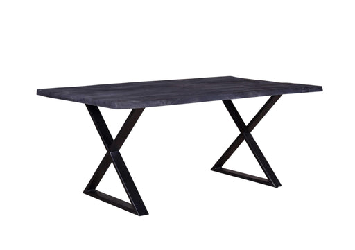 CROSSOVER BLACK DINING TABLE X BASE image