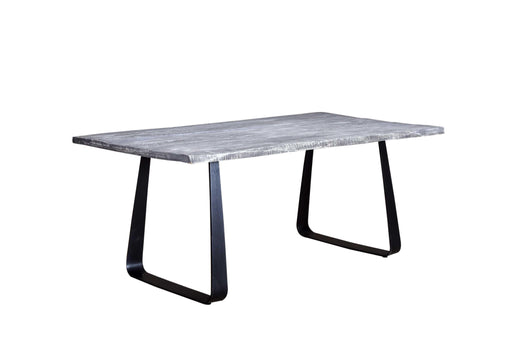 CROSSOVER GRAY DINING TABLE HOOP BASE image