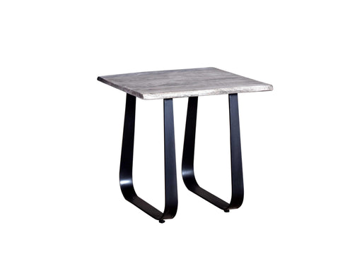 CROSSOVER GRAY END TABLE HOOP BASE image