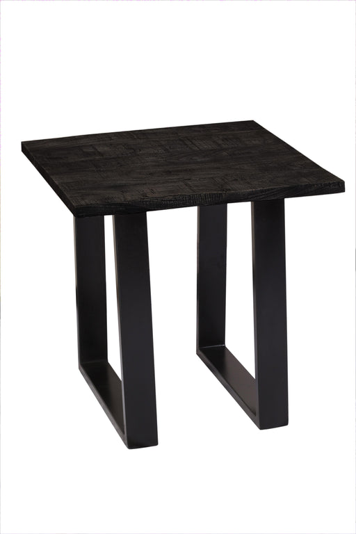 CROSSOVER BLACK END TABLE TRAP BASE image
