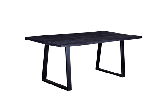 CROSSOVER BLACK DINING TABLE TRAP BASE image