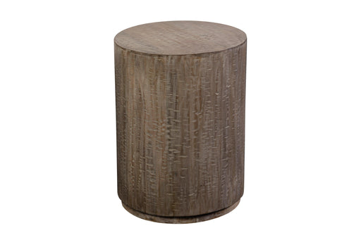 ROUND DRUM END TABLE image
