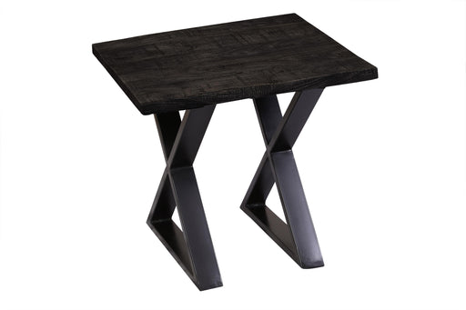 CROSSOVER BLACK END TABLE X BASE image