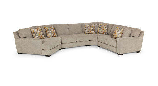 Stanton Furniture 466 Sectional - Shown in Teresa Platinum - Furniture World SW (WA)