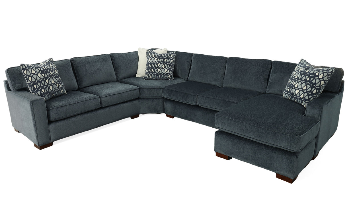Stanton Furniture 538 Sectional - Shown in Lush Marine